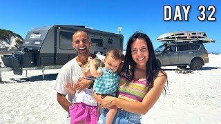 1 MONTH OFF GRID FREE BEACH CAMPING  The Full Experience!