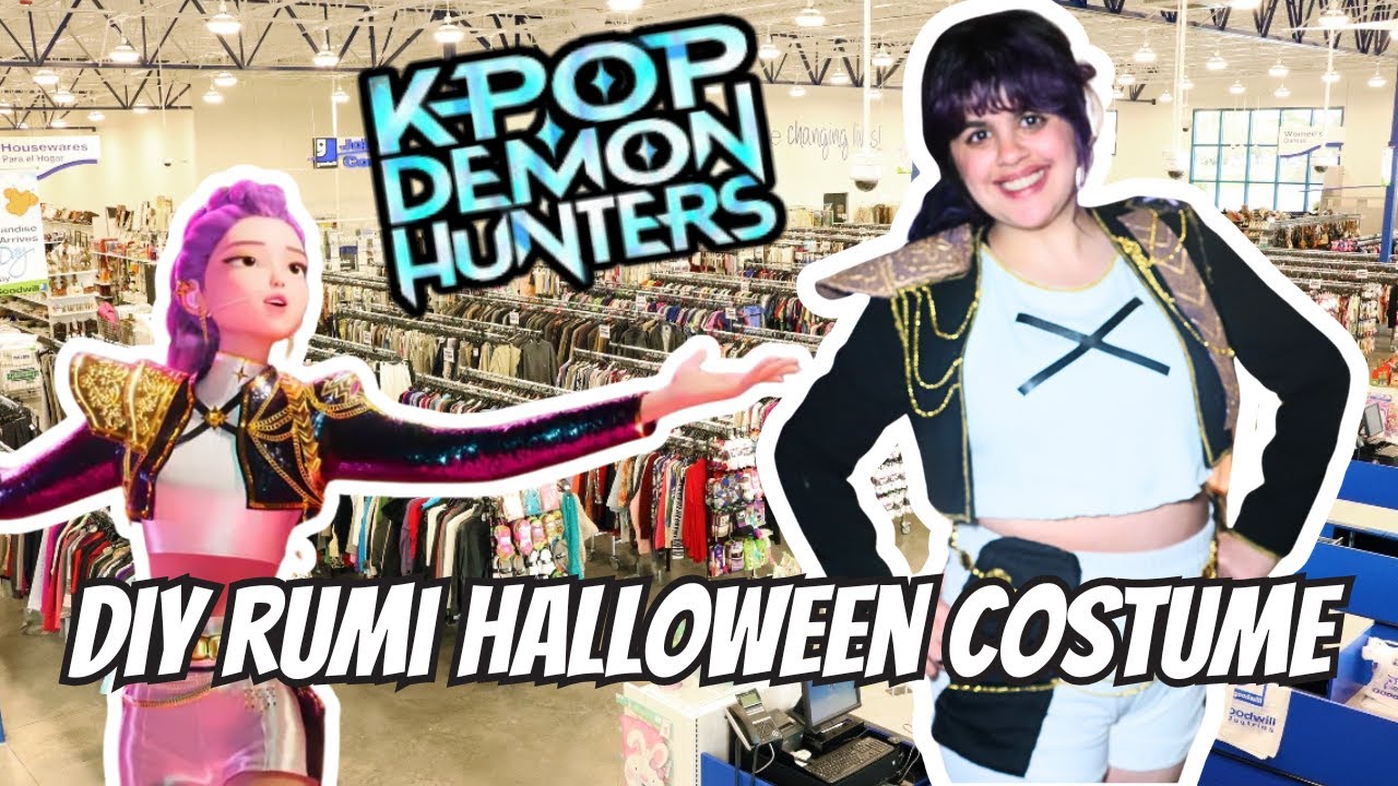 Get Ready with Me for Halloween: DIY Rumi Costume - YouTube