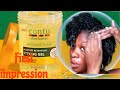 Cantu gel on short type 4 natural hair |First Impression