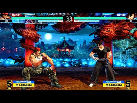 Ralf Jones vs Kim Kaphwan (Hardest AI) - KOF XV (PS5 4K 60FPS)