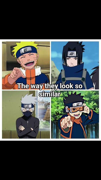the way they look so.....#animeshorts #naruto #sasuke #kakashi #obito