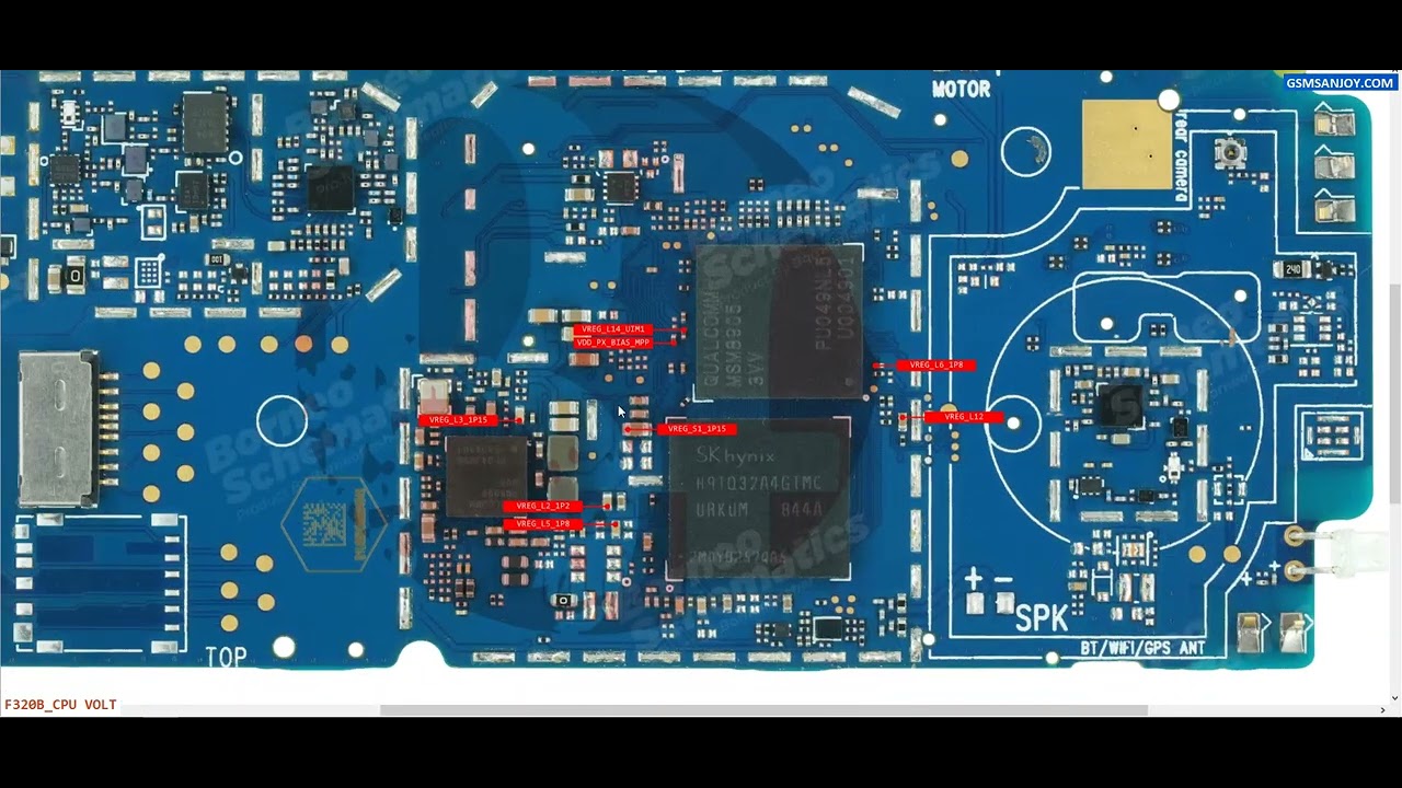 Jio F320B cpu voltage Diagrams by GsmSanjoy
