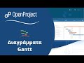 OpenProject - Διαγράμματα Gantt