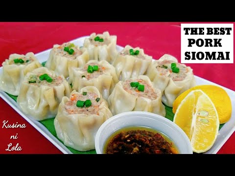 The Best Pork Siomai Recipe Filipino style How To Make Siomai at Home SIOMAI RESTAURANT STYLE