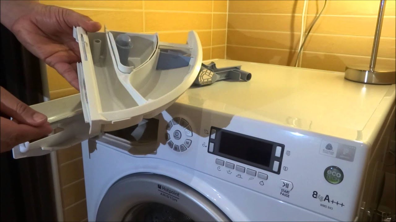 Washing Machine Hotpoint Ariston Wmd Fmd Fmg Wmsf Detergent