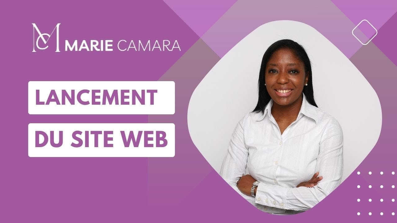 Lancement du site web Marie Camara