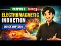 Electromagnetic Induction | Class 12 Physics Quick Revision | Hindi + English | 8 Minutes