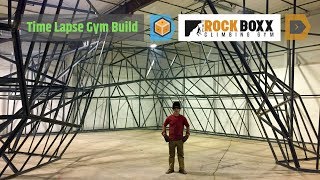 Time lapse of a climbing gym being born! Now open for fitness and climbing.