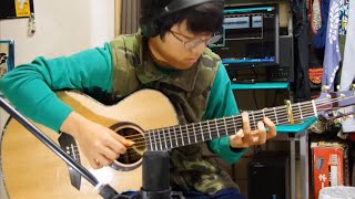 Video thumbnail of "Tommy Emmanuel - Angelina - Solo Acoustic Guitar - Covered by Kent Nishimura"