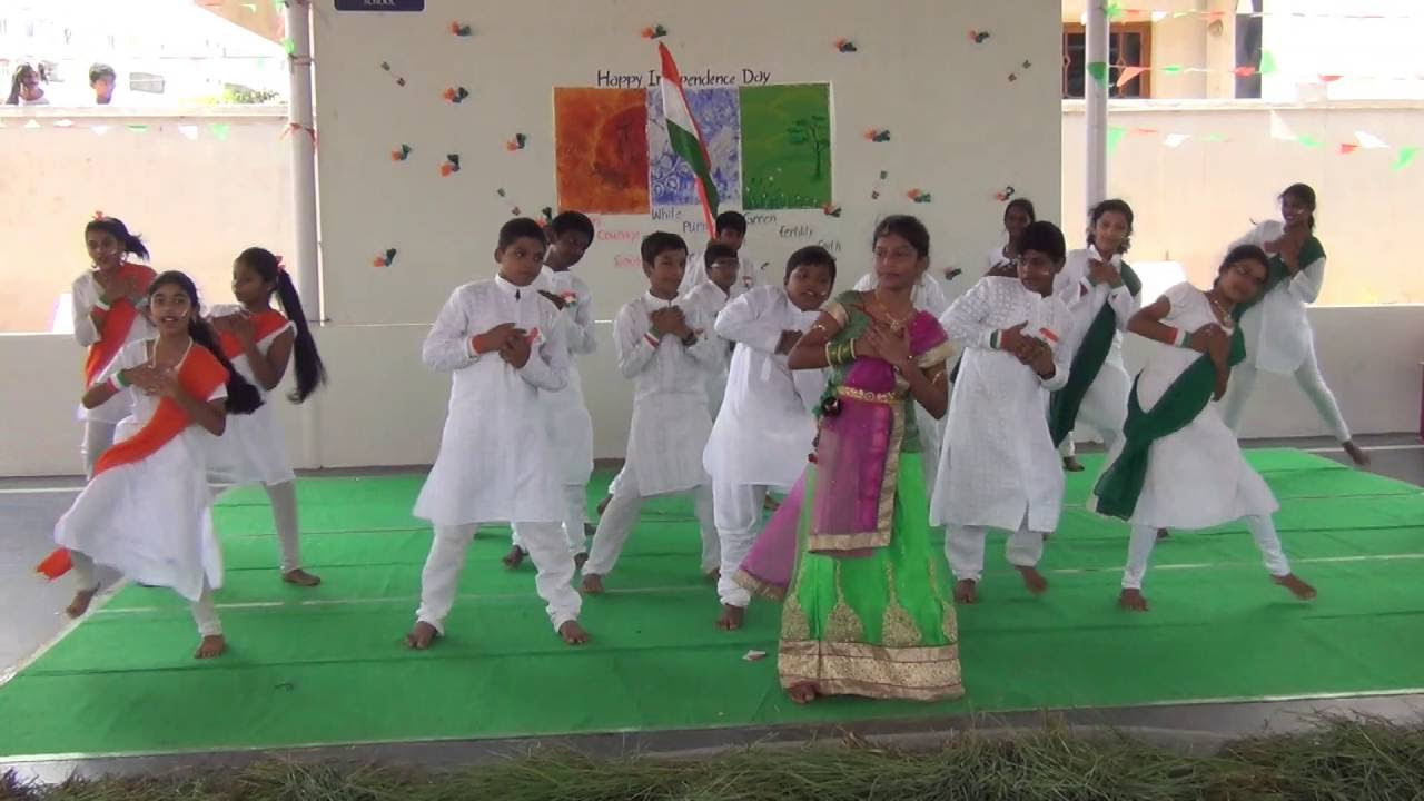 MANA DESAM BHARATHA DESAM PATRIOTIC DANCE PERFORMANCE BY RAINBOW KIDS