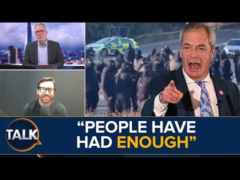 ‘It’s a Security Threat!’ | Farage Calls for Mask Ban After Dover and Portsmouth Protests