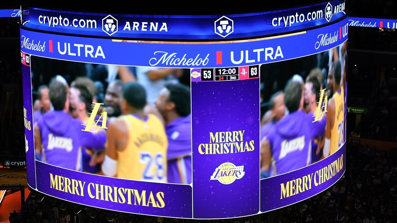 Lakers Christmas Team Introduction 2025-2026 Season