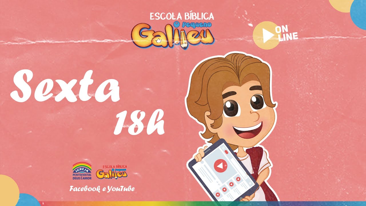 17/06/2022 - Escola Bíblica O Pequeno Galileu