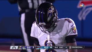 Taron Johnson 101 Yard Pick 6 on Lamar Jackson (TIES RECORD) News