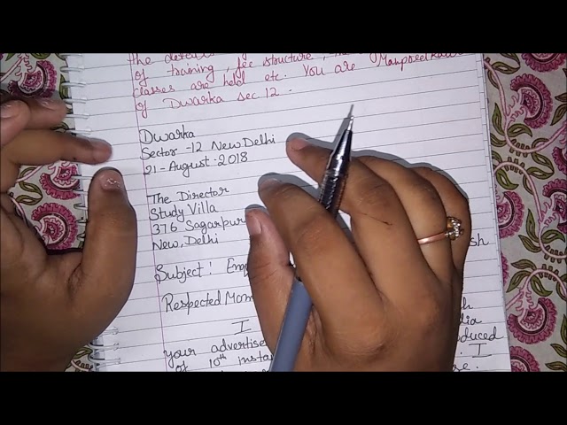 How To Write A Letter Learn In Simpler Way Enquiry Letter Youtube Images, Photos, Reviews