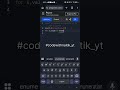"How to use the enumerate function 👍"#coding #python#codewithnaitik_yt #programming #