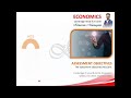 ASSESSMENT OBJECTIVE I ECONOMICS O LEVEL &amp; IGCSE