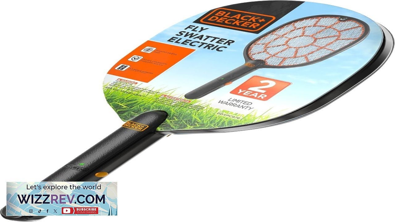 Bug Zapper Racket – Electric Fly Swatter for Gnats Mosquitoes & More Review