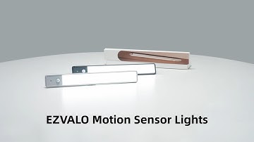 EZVALO | Under Cabinet Lighting | Motion Sensor Lights Indoor with 3 Color Temps