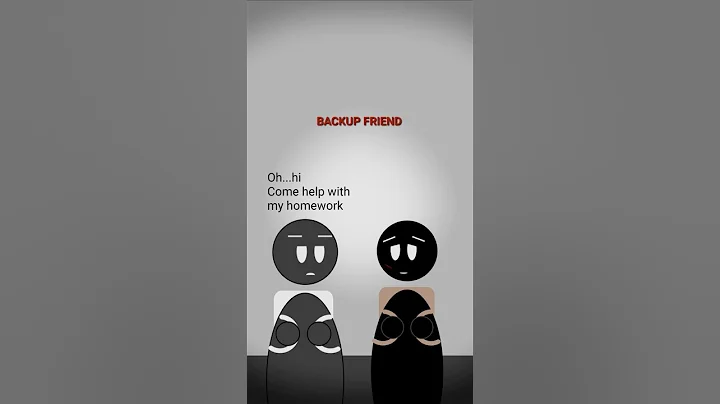 Pov: You're the Backup friend #animation #vent #mentalhealth #youtubeshorts #ventedit #burntout