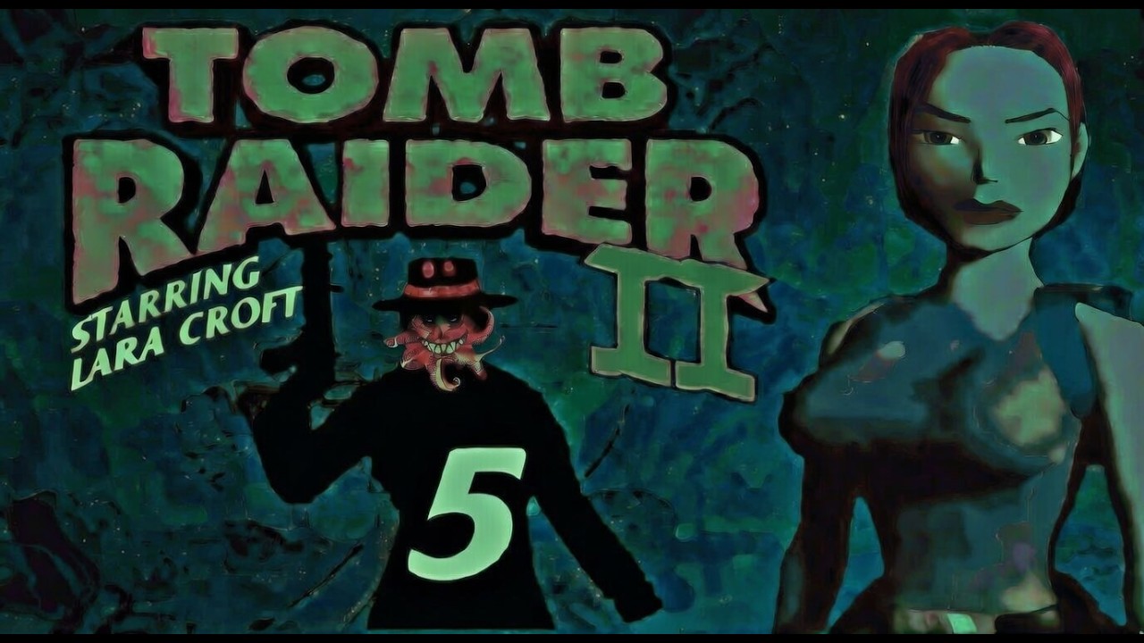 Tomb Raider II: Starring Lara Croft [PS1] - Напали тибебтяне, за рулем инопланетяне