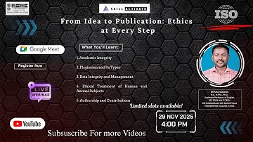 From Idea to Publication: Ethics at Every Step