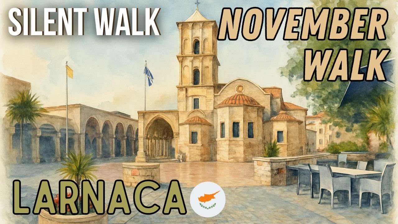 Larnaca Streets & St. Lazarus Church Walk - Silent Walking Tour - 🇨🇾