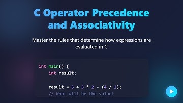 C Operator Precedence & Associativity: Master Expression Evaluation!