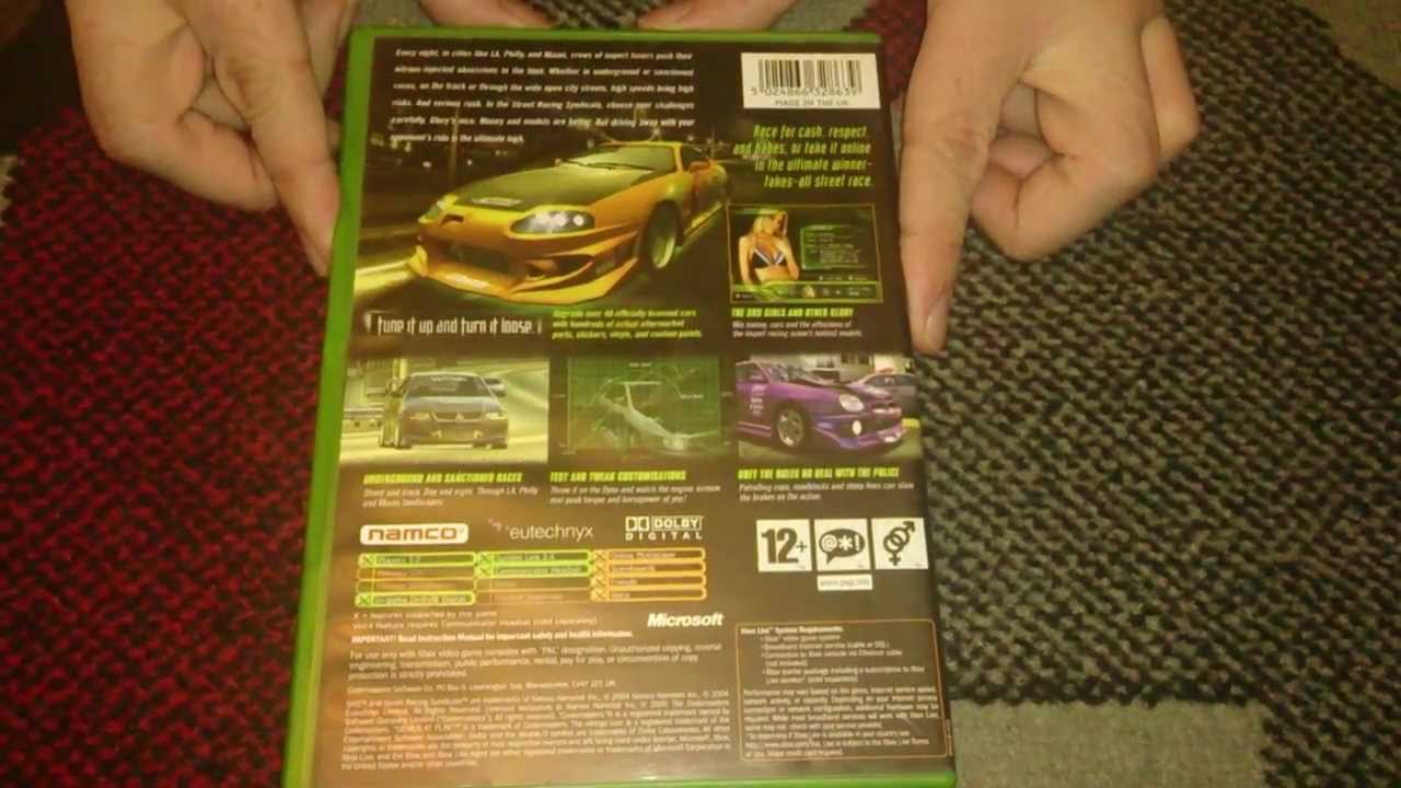 Nostalgamer Unboxes Street Racing Syndicate On Microsoft Xbox UK PAL