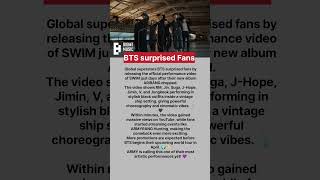 🔥 BTS Drops ‘SWIM’ Performance Video After ARIRANG Album Launch 🌊🎤 #celebritynews  #bts #btsarmy