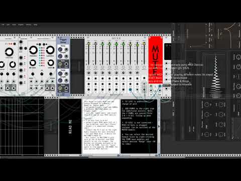 'PRESET BANK' Patch for VCV - MIDI Sequencing for Expert Sleepers ES-3 / Eurorack