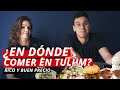 TULUM dónde comer rico y barato | Tips para ahorrar - en zona hotelera y pueblo