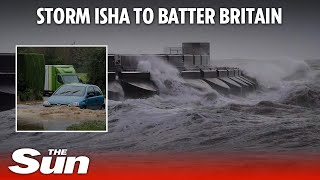 Storm Isha to batter WHOLE of Britain in βrareβ cycle with 85mph winds
