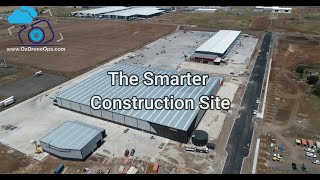 Weekly interactive smart construction site mapping with drones