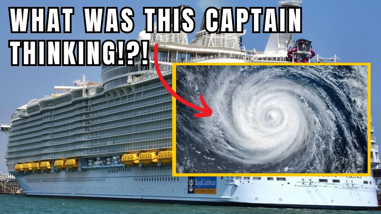 Captain Heads into Hurricane! What Was He Thinking? | Hurricane Milton Cruise Drama