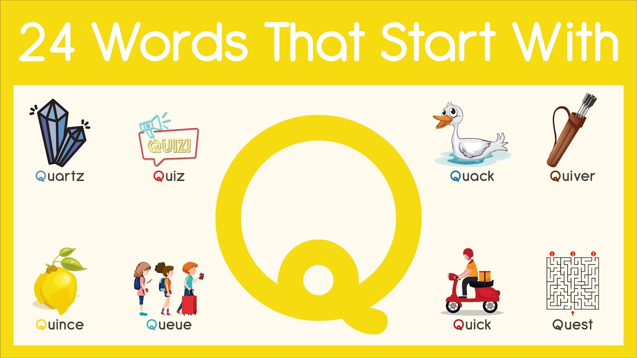 ABC Song ABC Letter Words That Start with Letter Q for Kids