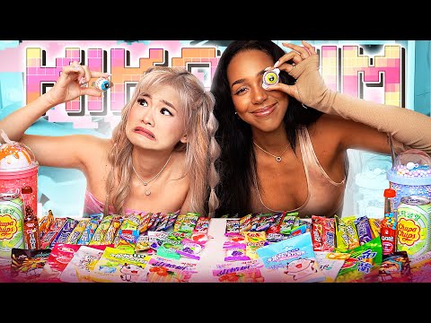 (ENG SUB) ASMR MUKBANG ASIAN FOOD / MARMALADE , SOUR CANDY, SOUR SLOTHS