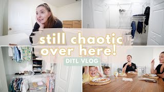 DITL VLOG 🙃🏠 | getting our life together, making changes, closets update, thoughts on sharing rooms