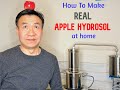 Making Real Apple Hydrosol at Home by Steam Distillation with LT3000 Comparing with Apple Cider