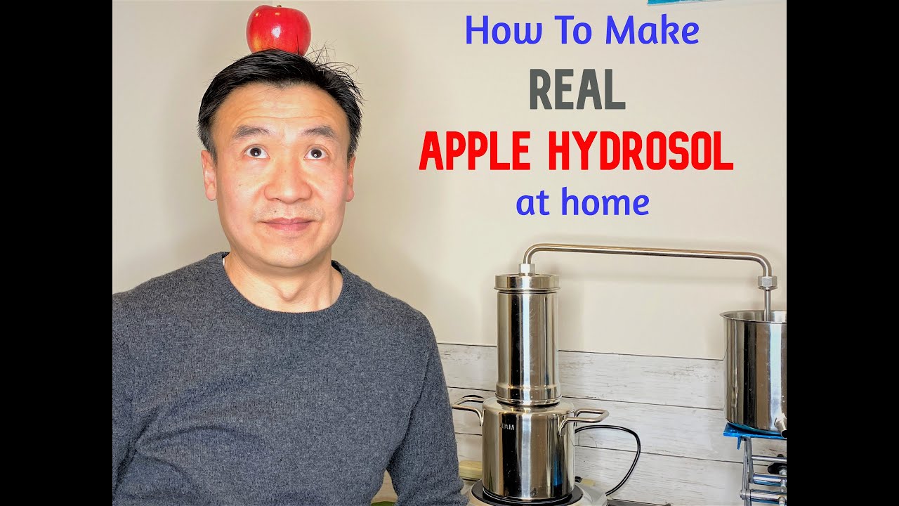 Making Real Apple Hydrosol at Home by Steam Distillation with LT3000 Comparing with Apple Cider