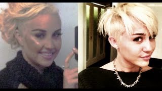 Amanda Bynes vs. Miley Cyrus - Best Shaved Hair?!