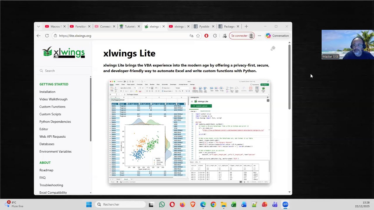 Python Machine Learning sous Excel avec « xlwings lite »