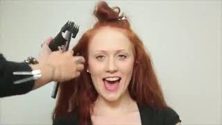 Beautiful Red Head Gets A Pixiecut