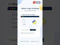 Quality Thought Python Challenge | Test Your Coding Logic with Quick Problems!
