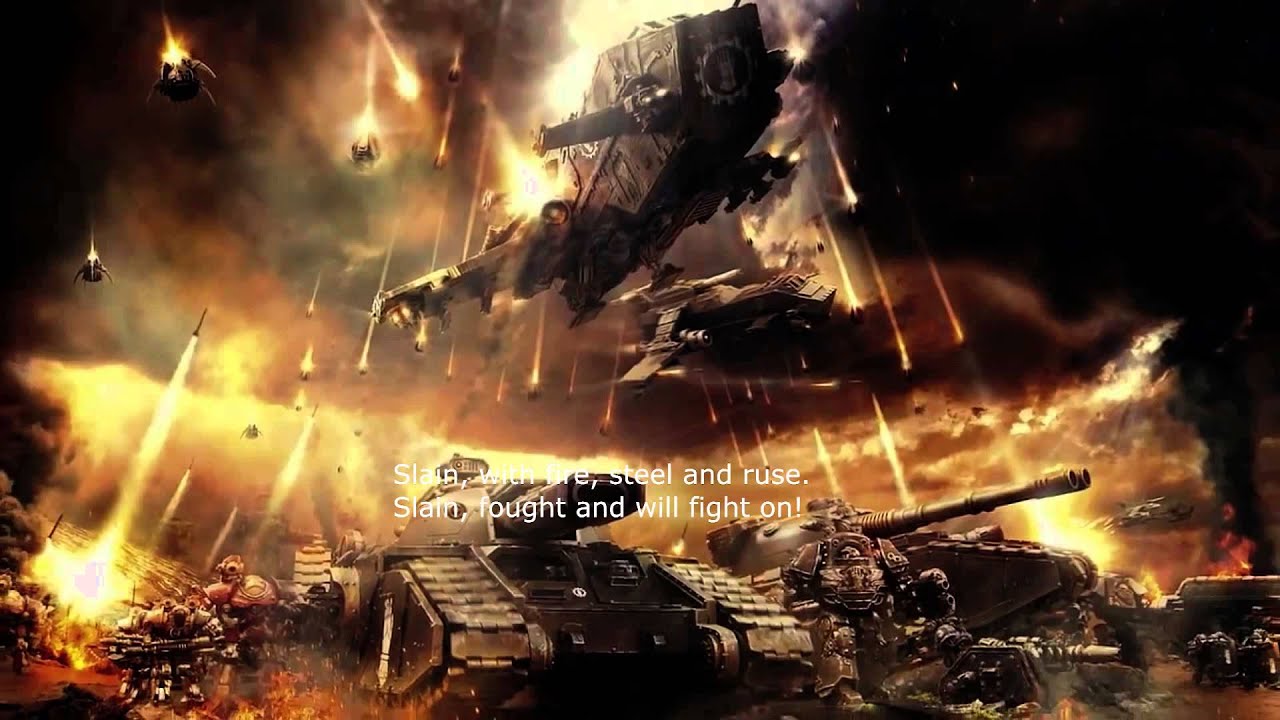 Hammer of Faith - Istvaan Burns!/Пылающий Истваан (English Lyrics)| Warhammer 40000