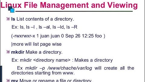 Managing Files and Directories in Linux Command line