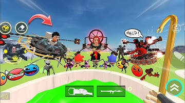 Nextbots in playground new characters sonic tapes catnap astro speaker man 😱 chasing nextbots 🔥