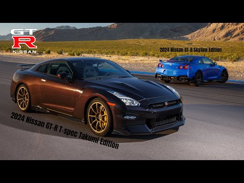 2024 Nissan GT-R T-spec Takumi Edition and GT-R Skyline Edition