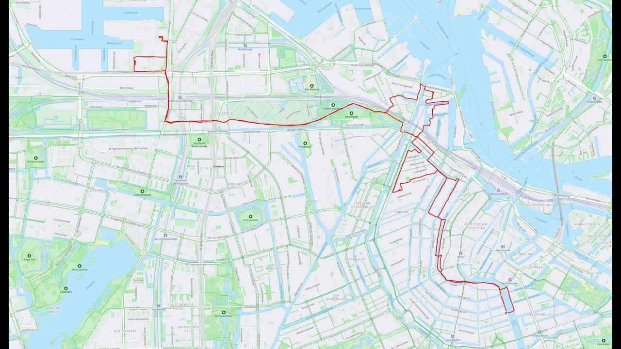 Sloterdijk via Westerpark (Timewarp)