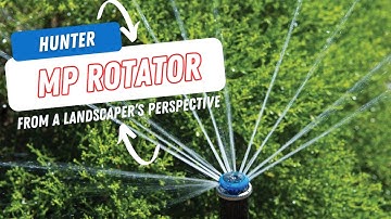 Hunter MP Rotator from a Landscaper